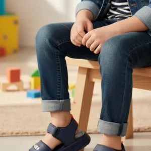 Boys Navy Casual Sandal KD4941