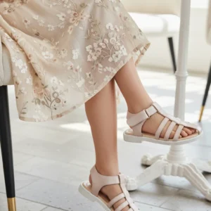 Girls Pink Formal Sandal KD5765