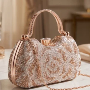 Golden Bridal Clutch P24467